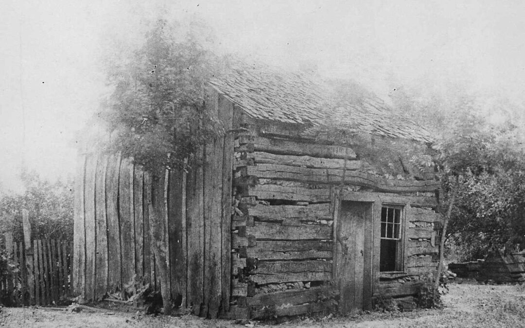 1859 Charles Rogler cabin, photo much later