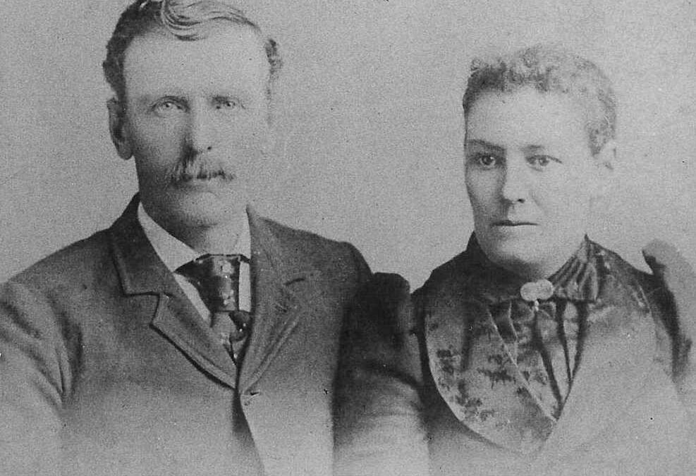 1888ish, John and Helen Rogler, Wiola, Iowa