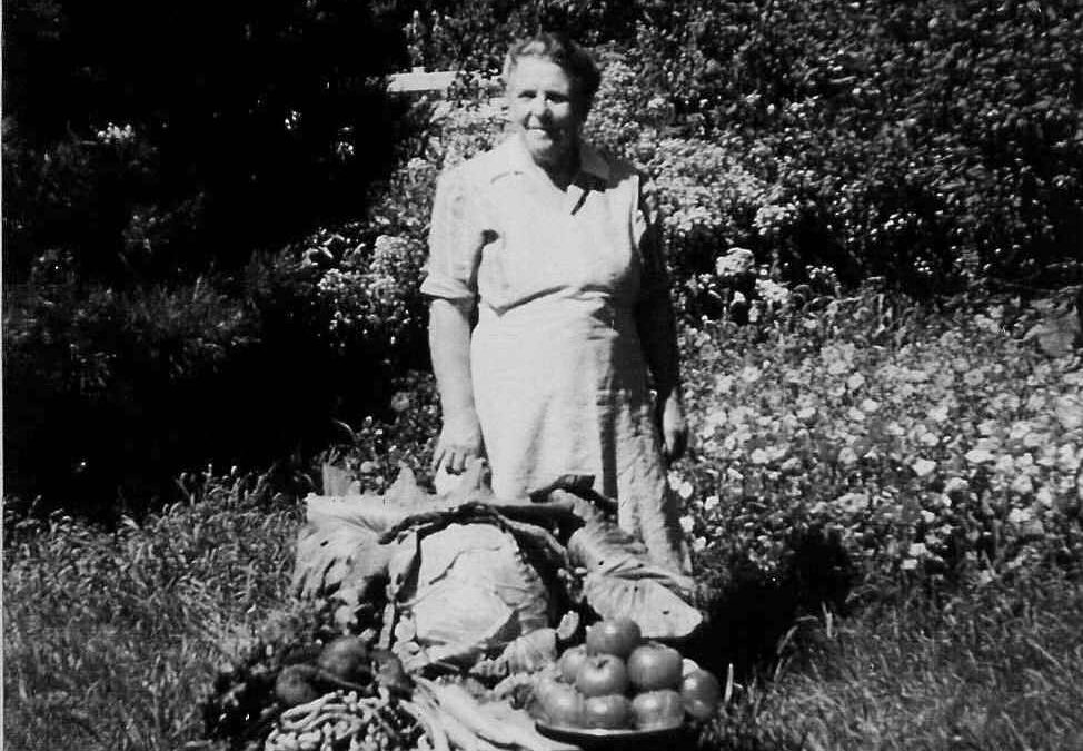 1950, Maud’s produce grayscale