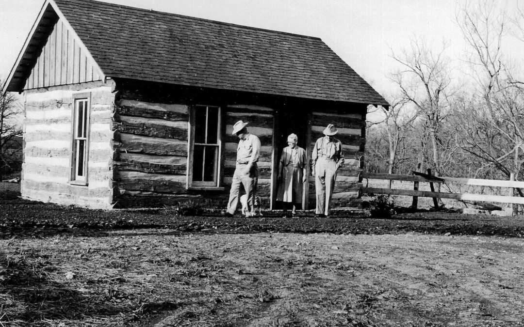 1960, Roglers with repro cabin