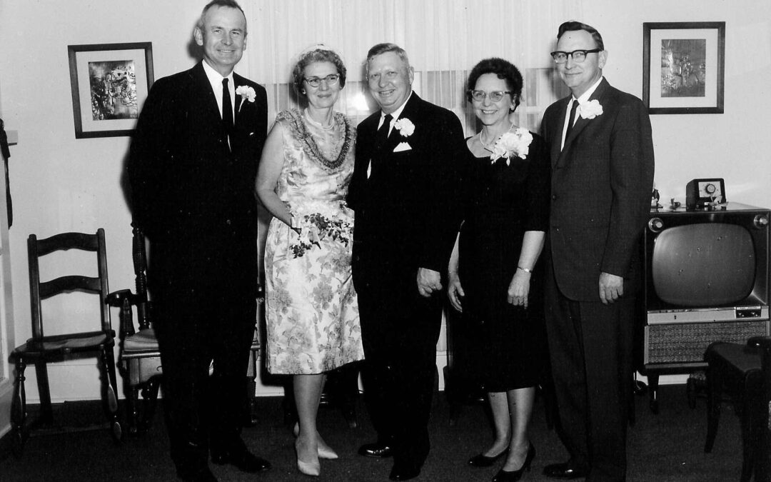 1964, Feb 2, Pack Roniger, Elizabeth Roniger Rogler, Wayne Rogler, Irene Palenske, George Rogler