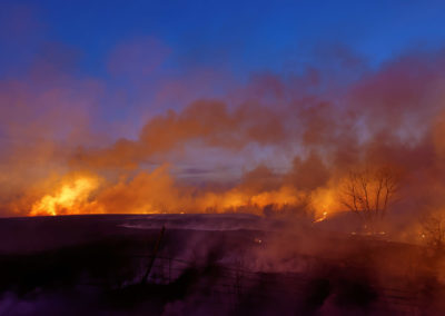 Prairie burn